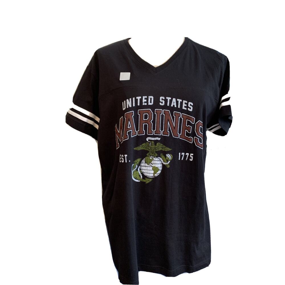 Size XL Live and‎ Tell Womens Fitted Black Tshirt "United States Marines"
